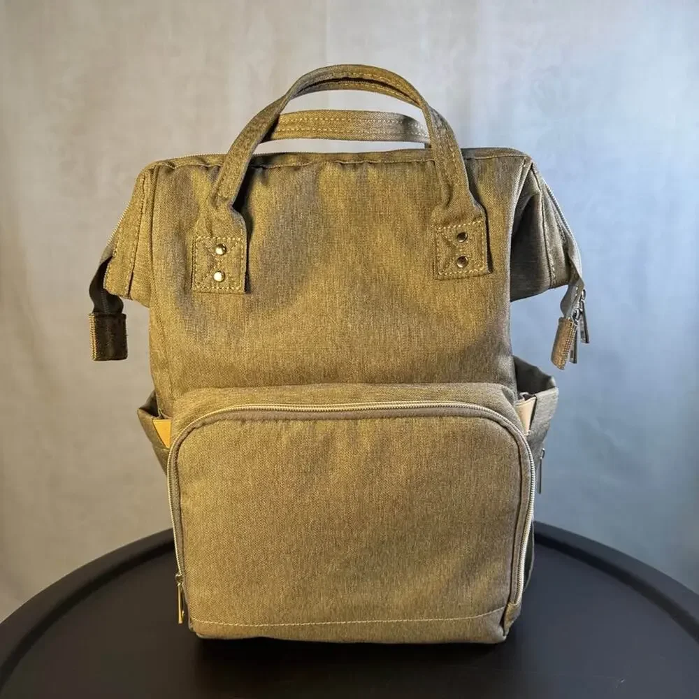Gray Diaper Bag Backpack